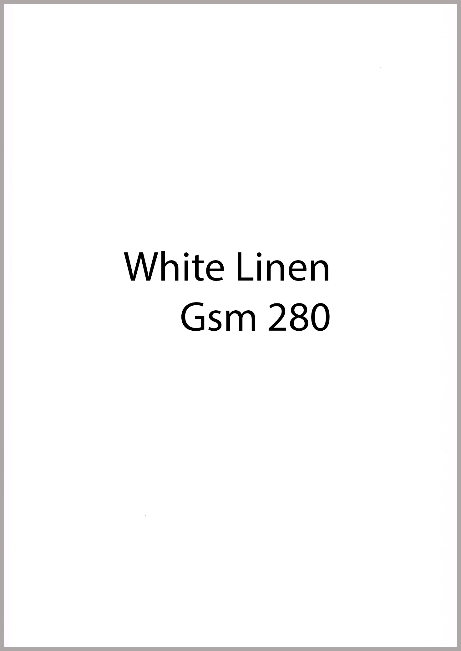 A4 280 gsm white card linen pack 10